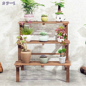 2000円OFFクーポン フラワースタンド3段60cm 木製 おしゃれ 花台 ホワイト 木製フラワースタンドガーデニング インテリア雑貨 ちっちゃくてかわいい サボテンなどの多肉植物やインテリア雑貨