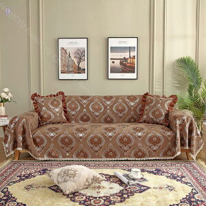 宮廷風 マルチカバー ソファーカバー 滑り止め ヨーロッパ 多機能 カーペット テーブルクロス バスマット 毛布 絨毯 ベッドカバー 花柄 刺繍 ゴージャス レトロ ソファ保護カバー 防塵 キズ