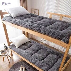 1600円OFFクーポン 敷きパッド ダブル シングル おしゃれ 両面 抗菌防臭 防ダニ 寒さ対策 ベッドパッド 敷パッド 洗える 純色 通気性 グレー 120X200cm インテリア 冬用寝具 しきぱっと 4隅ゴム付