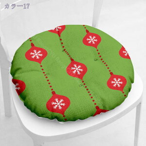座布団 椅子用 ひも付き クリスマスツリー柄 低反発 お尻が痛くならない 体圧分散 滑り止め おしゃれ 多機能 春 夏 秋 冬 四季通用 ソファ チェア 食卓用 家庭用 仕事用 業務用 新築祝い 引越