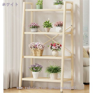 ガーデンラック プランタースタンド 3段 幅36cm ブラック ホワイト バルコニーラック プランターラック フラワースタンド スチールラック フラワーラック 花台 玄関 飾り棚 室内 おしゃれ Raog