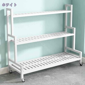 プランターラック ガーデンラック 3段 花置き棚 園芸ラック 植木鉢ラック 観葉植物 盆栽 フラワースタンド プランタースタンド 花台 屋外/室内 植木鉢 おしゃれ 観葉植物棚 幅80/100/120cm RaogtCY