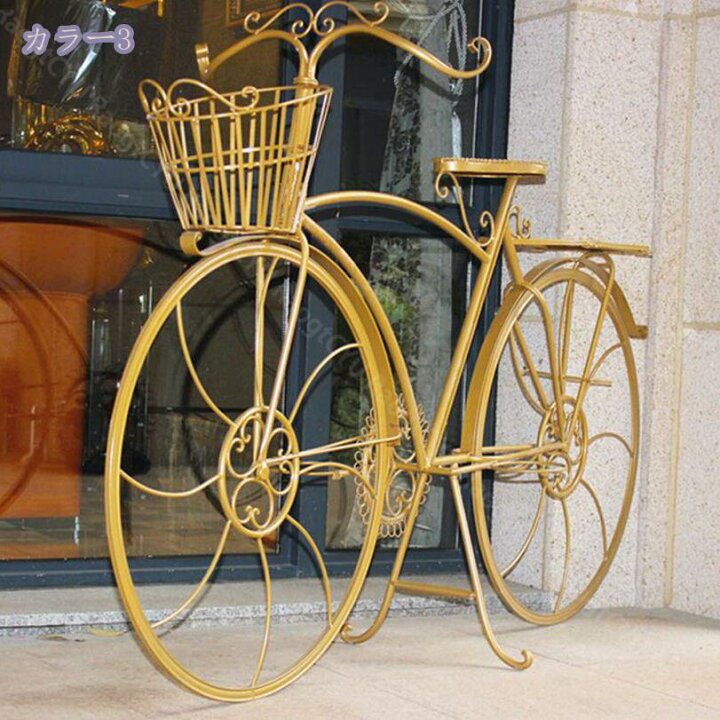 楽天市場】2000円OFFクーポン 三輪車型 フラワーラック 花台 スタンド 