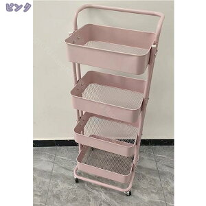 ワゴン キッチンワゴン 頑丈 バスケットワゴン キャスター付き スリム キッチン収納棚 収納ワゴン 3段 おしゃれ 収納 ケトル 小物収納 キッチン収納 キッチン ラック 新生活 野菜 炊飯器 キ