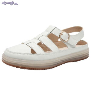 サンダル レディース 歩きやすい 軽量 カジュアルサンダル 白 厚底 シューズ スポーツサンダル スニーカー マジックテープ アウトドア コンフォートサンダル 疲れない 靴 ラウンドトゥ ベル
