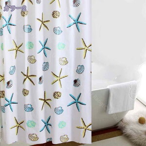 シャワーカーテン 防水 防カビ 加工 浴室 カーテン 風呂カーテン 防水 間仕切り 遮像 リング付属 厚手 取り付け簡単 180*180cm チェック柄 おしゃれな柄 シンプル 風呂場の仕切り ユニットバス