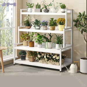 フラワースタンド プランタースタンド ガーデンラック ガーデニング 4段 プランター 花台 屋外落下防止 組立簡単 高い耐荷重 植物 棚 盆栽棚 多肉棚 アイアン 観葉植物 スタンド 鉢スタンド