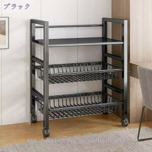 777円OFFクーポン キッチンワゴン キャスター付き おしゃれ ストッカー ワゴン キッチンラック 作業台 マルチワゴン キッチンカウンター キッチン収納 一人暮らし インダストリアル ヴィンテ