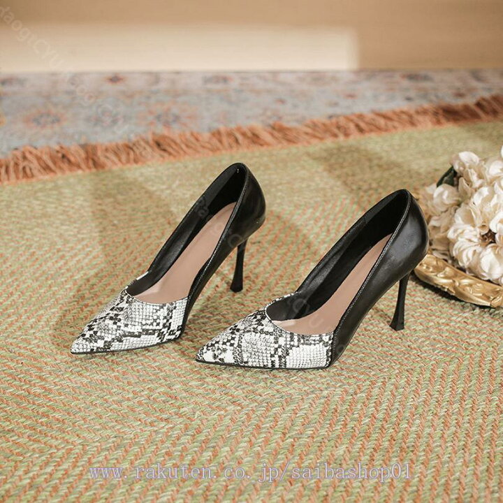 楽天市場】777円OFFクーポン 美脚 パイソン へび ハイヒール  