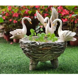 2000円OFFクーポン 通気性がよい プランツ用容器 水耕栽培 多肉植物ポット プランター 穴なし 樹脂製 屋内植木鉢 大きい かわいい 鉢植え 園芸装飾 いい雰囲気出す ガーデンオーナメント 多肉容器 可愛くインテリア 園芸用品 インテリア鉢 庭木鉢 RaogtCYU