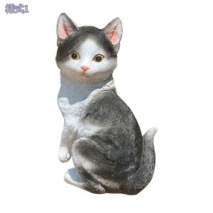 1000円OFFクーポン 置物 オブジェ 庭 動物 ガーデンオーナメント かわいい 猫 動物グッズ ガーデンオブジェ マイクロ風景 部屋 庭のオブジェ置物 インテリア雑貨 ガーデニング雑貨 ガーデン雑