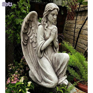 ガーデンオーナメント 置物 ガーデン 庭のオブジェ置物 天使 防水 耐久 プレゼント ギフト 部屋 お庭 屋外 玄関 出窓 階段 インテリア アウトドア デコレーション カントリー雑貨 かわいい
