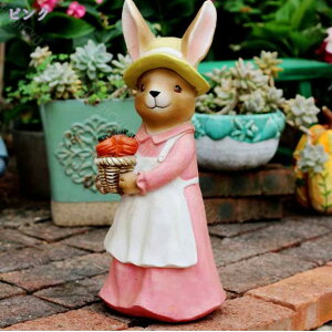 うさぎ 置物 庭 雑貨 動物 ガーデニング うさぎの置物 ガーデニング雑貨 オーナメント おしゃれ 動物 可愛い ガーデン オブジェ 大きい 屋外 防水 庭のオブジェ置物 ガーデン 雑貨 ガーデン