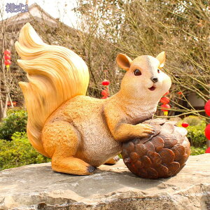 2000円OFFクーポン ガーデン オーナメント リス 庭飾り 置物 オブジェ 庭 ガーデン 庭のオブジェ置物 大きい 動物 アンティーク おしゃれ インテリア雑貨 装飾品 癒しグッズ 屋外 かわいい ガ