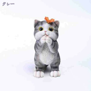 1000円OFFクーポン 猫 置物 ソーラーライト 庭 猫の置物 ガーデン オブジェ 庭のオブジェ置物 玄関 インテリア ガーデンオーナメント 動物 樹脂 ガーデニング雑貨 屋外 飾り プレゼント 癒しグ