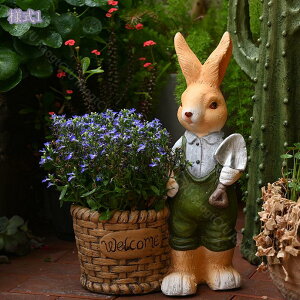 2000円OFFクーポン ウサギ 置物 ガーデニング ガーデン 雑貨 ウサギの置物 オブジェ 置物 インテリア 庭 ガーデンオーナメント うさぎ かわいい 動物 飾り 防水 耐候性 ガーデンオブジェ 兎 お