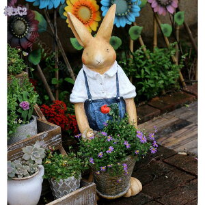 うさぎのオーナメント 兎のガーデニング 置物 屋外装飾ウサギ ガーデンオーナメント 置物 アウトドア デコレーション ウサギの像 オブジェ 庭 ガーデニング 装飾 インテリア 動物 ガーデン