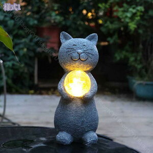 1000円OFFクーポン ソーラー芝生ライト ガーデンライト 置物ライト LED 樹脂製 防水 自動点灯 消灯 屋外 おしゃれ 猫 オーナメント ガーデニング雑貨 雰囲気作り プレゼント ギフト ガーデン/芝