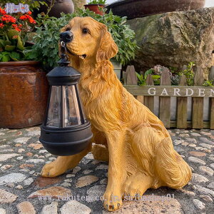 2000円OFFクーポン ガーデンオーナメント ソーラーLEDライト 庭の置物 犬 ガーデンライト かわいい 動物 オーナメント 雰囲気作り 飾りライト 自動点灯 自動消灯 庭 ライト 玄関 歩道 プレゼン