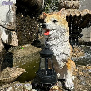 2000円OFFクーポン ガーデンオーナメント ソーラーLEDライト 庭の置物 犬 ガーデンライト かわいい 動物 オーナメント 雰囲気作り 飾りライト 自動点灯 自動消灯 庭 ライト 玄関 歩道 プレゼン