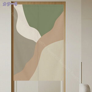 のれん おしゃれ 北欧 ドアカーテン 熱帯バナナの葉 植物 間仕切り 柔らかい 60*90cm 暖簾 店舗飾り 和風暖簾 70*120cm 90%遮光 新生活 断熱カーテン リビング キッチン 飲食店 断熱防寒 着替え室