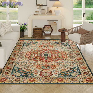 センターラグ ラグ 1.5畳/2畳 幾何学模様 リビングラグ 床暖房 ホットカーペットカバー対応 カーペット インテリア 長方形 モロッコ風 ラグマット アンティーク風 ボヘミアン 花柄 フラワー