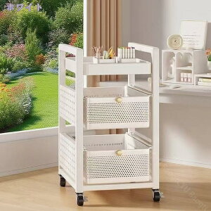 ラック 棚 おしゃれ キッチン シェルフ スライドラック 3段 幅32.5cm 高耐荷重 キャスター 引き出し 収納棚 収納用品 収納ラック オープンラック スチールラック リビング キッチンラック ガレ