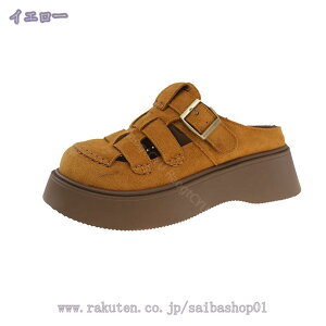 スニーカーサンダル 幅広 スポーツ 厚底 ローファー ラウンドトゥ ベルトバックル かわいい バブーシュ プラットフォーム クッション ローカット 5CM ウェッジソール 蒸れない リゾート お呼