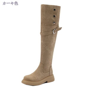 カウボーイブーツ ウエスタンブーツ レディース ブーツ スリッポン ウェッジソール ラウンドトゥ ロング丈 大きいサイズ ファッション 秋ブーツ 走れる ジョッキー ブーツ 歩きやすい 疲れ