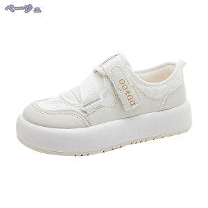 777円OFFクーポン マジックテープ 女性 厚底 春 低反発 ベルクロスニーカー レディース 白 カジュアル フラットシューズ ローカット カジュアル おしゃれ 通学 日常 スポーツ ウォーキングシ