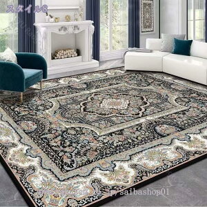 北欧 ラグマットじゅうたん 2畳 3畳 4畳 ラグ アンティークカーペットペルシャ柄 カーペット ペルシャ絨毯 花柄 ベルギービンテージ 滑り止め付き ペルシャ絨毯風 おしゃれ 北欧風 ペルシャ