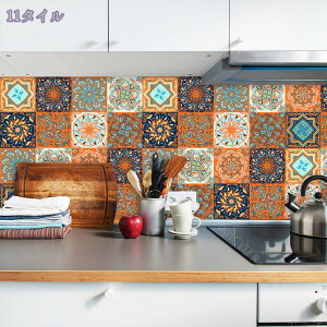 壁紙 クロス 壁紙シール おしゃれ アンティーク はがせる 紙 北欧風 diy 補修 店舗 内装 リビング トイレ 玄関 リフォーム 撮影用 ウォールペーパー ノルディックタイル 賃貸OK タイルシール Ra