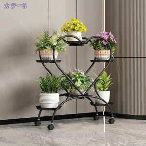 1000円OFFクーポン 多段 フラワースタンド フラワーラック ガーデンラック 花台 スチール キャスター付き 室内 屋外 おしゃれ プランタースタンド 多肉植物スタンド 花植物棚 鉢スタンド イン