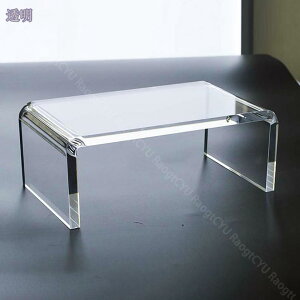 500円OFFクーポン モニター台 モニターラック アクリル 卓上ラック おしゃれ 幅 モニタースタンド 机上台 キーボード収納 組立不要 パソコンラック 液晶モニタースタンド モニター台 透明 ク