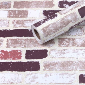 壁紙 シール 木目 レンガ調 貼って剥がせる 壁紙シール はがせる おしゃれ 接着剤不要 リメイクシート カッティングシート北欧風 ウォールステッカー 北欧 花柄 緑葉の壁紙 田園風 模様替え