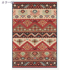 ペルシャ絨毯風 ラグ カーペット 3畳 洗える ダイニングラグ 2畳 絨毯 防音 オールシーズン適用 ホットカーペット対応 防ダニ 抗菌防臭 床暖房対応 センターラグ エスニック レトロ インテリ