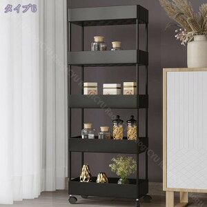 すきま収納 22cm 隙間収納 キャスター付き キッチンワゴン スリム 3段 4段 5段冷蔵庫横 収納 デッドスペース キッチン収納 ストッカー 細い ラック 台所 キッチン 洗面所 ペットボトル 調味料