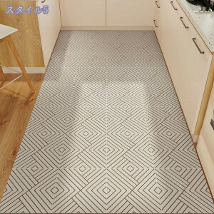 キッチンマット 拭ける 撥水性 お手入れ 簡単 汚れにくい クッション性 ビニール製 ロング 120cm 140cm 180cm 花柄 北欧 ナチュラル 植物柄 お手入れ簡単 洗濯不要 カットできる 食器保護 キッチ