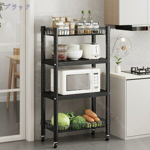 スチールラック ラック 幅60 奥行32 4段 高さ120 スリム おしゃれ 収納棚 棚 オープンラック キャスター付き 頑丈 キッチンラック レンジラック 隙間 業務用 本棚 省スペース パントリー ストッ