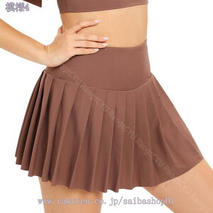 ミニスカート スコート 軽量 レディース 春夏 スポーツスカート フィットネス ショートスカート ランニング テニス スポーツウェア 体型カバー アウトドア活動 通気 吸汗 速乾 プリーツスカ