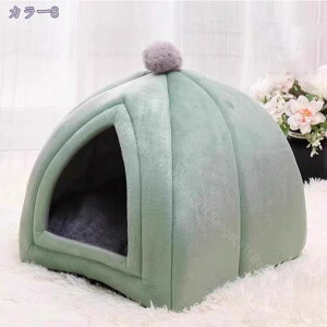 760円OFFクーポン ペットハウス 可愛い 小型犬猫用 ベッド 子犬 猫 テント 両面ネストクッション 冷感 夏用ペットベッド 通気性抜群 折りたたみ 収納可能 洗える猫ベッド ハウス 犬 小動物 ソ