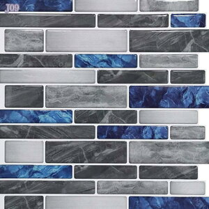 壁紙 立体 レンガ タイル シール 3D 剥がせる 30.5cm*30.5cm 10枚セット防水 耐熱 リフォームシート 洗面所 調理台 キッチン トイレ背景 凹凸 壁紙 シール カッティングシート のり付き ウォールス