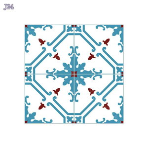 タイルシール 壁紙シール 20枚セット おしゃれ タイルステッカー ウォールステッカー 断熱 防水 防汚 モザイクタイルシール 飾り物 装飾品 壁紙デコレーション モロッコ風 花柄 北欧風 宮廷