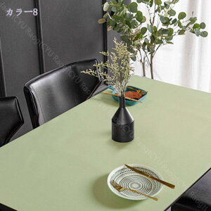 PUレザー デスクマット テーブルマット マウスマット パソコンマット 両面 デスクパッド 大型 両方の側が利用可能 多機能 防水 耐久性 汚れ防止 サイズ選べる テーブルクロス マルチサイズ