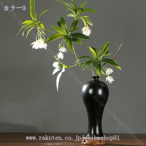 人工観葉植物 インテリア 陶器花瓶 セット 人工馬酔木 インテリアグリーン 禅テイスト 茶室飾り 和モダン 卓上 フェイクプランツ 梅瓶 おしゃれ 室内装飾 装飾小物 縁起物 侘び寂び 茶室 和