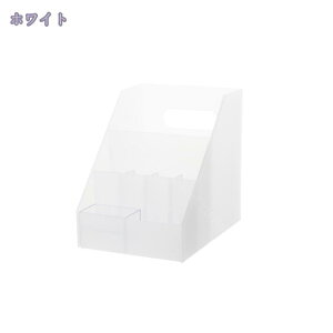 1600円OFFクーポン 卓上整理ボックス A4 縦 モノトーン 収納 ボックス 小物入れ ペン立て プラスチック 収納用品 省スペース オフィス レターボックス 事務用品 小物収納 整理整頓 デスク周り