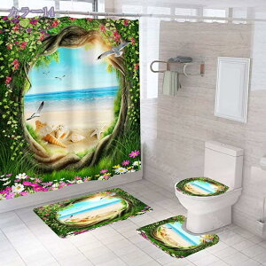 シャワーカーテン 180cm x 120cm バスカーテン 浴室カーテン 防水 防カビ加工 厚手 加重 加厚 取り付け簡単 バス用品 撥水 速乾 お風呂カーテン 目隠し用 リング付属 グレー透明 ビニール ポイン