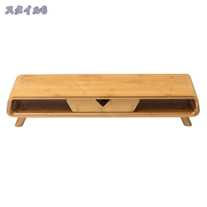 モニター台 ディスプレイ台 モニタースタンド 机上ラック パソコン台 机上台 机上収納 デスク上置棚 木製 パソコンラック キーボード収納 組立簡単 デスクラック オフィス テレワーク 在宅