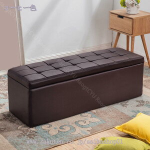 1000円OFFクーポン 収納ベンチ 2人掛け 四角 長方形 無地 ベンチ ソファ 二人掛け 収納スツール 収納ボックス ベンチボックス オットマン 足置き 椅子 スツール 背もたれなし クッション付き