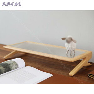モニタースタンド 木製 おしゃれ パソコンスタンド パソコン台 パソコンラック シンプル PC台 PCラック 卓上ラック デスク上 机上台 ディスプレイスタンド デスク上置棚 オフィス テレワーク